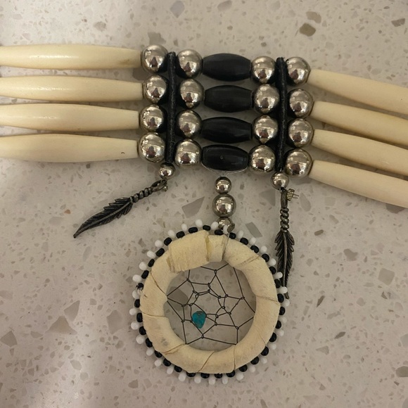 Navajo Bone Choker - Picture 2 of 7